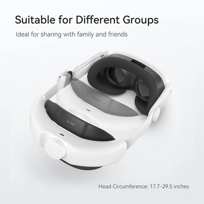 KIWI Design 6400mAh Battery Head Strap - Power-Enhancing Compatible Accessory for Meta Quest 3 (Not for Our Charging Stand)