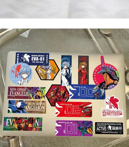 Neon Genesis Evangelion EVA-01 Sticker – Waterproof Glossy Anime Chassis Decal, Wholesale Gift