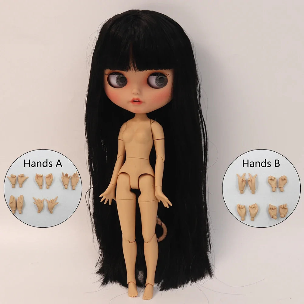 ICY DBS Blythe 1/6 BJD Doll - 30cm Jointed Body Tan Skin Anime Girl Toy