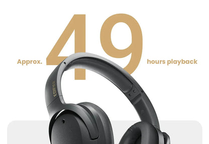 Edifier W820NB Plus Wireless Headphones – 43dB ANC, Hi-Res LDAC, 49H Playtime, Over-Ear Bluetooth Headset