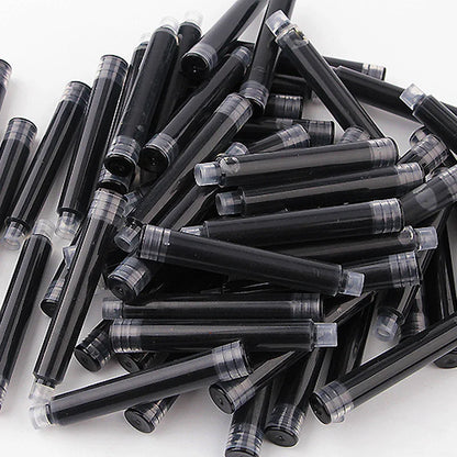12-36PCS Colourful Ink Sac Fountain Pen Refills 3.4mm - Refillable Ink Cartridges for Drawing, School & Office Use