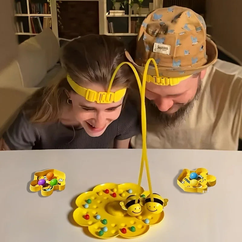 Little Bumblebee Multifunctional Board Game — Educational Puzzle & Fishing Toy, Interactive Family Game for Kids, Christmas Gift