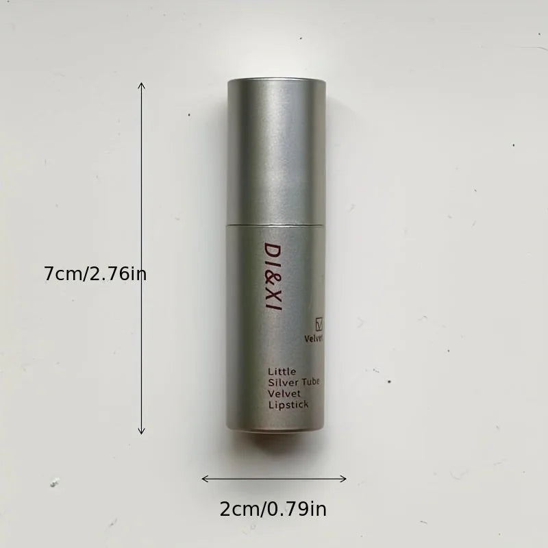 Long-Lasting Waterproof Matte Velvet Lip Gloss – Smooth Nude Brown Lip Tint for Festival Gifts