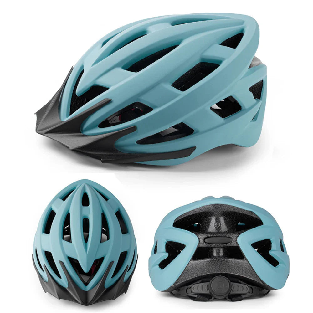Bike Helmet for Adults - Lightweight with Adjustable Side & Chin Strap, Fits 58-62cm, Men & Women Cycling Accessories