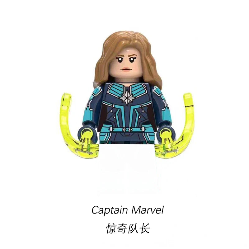 Marvel Superhero Mini Building Blocks – Captain America & Joker Two-Faced Man Movie Toy for Kids