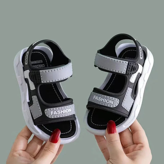 Kids Fashion Sandals — Baby & Toddler Boys’ Soft Sole Non-Slip Summer Shoes for Girls, Beach Casual Footwear Ages 2-10