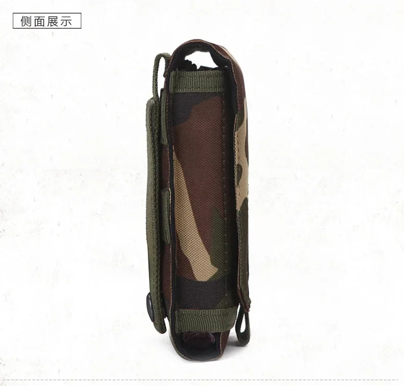 Waterproof Outdoor Camo Tactical Phone Holder – Nylon Waist Belt EDC Hunting Bag
