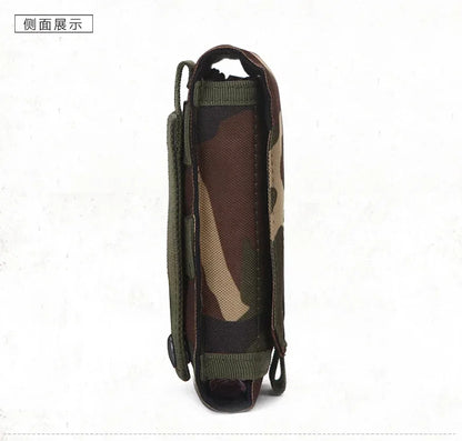 Waterproof Outdoor Camo Tactical Phone Holder – Nylon Waist Belt EDC Hunting Bag