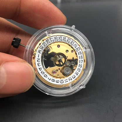 Genuine H.K PT5000 Automatic Mechanical Movement - Gold/Silver Version, Top Clone 2824-2 with High Accuracy, 25 Jewels
