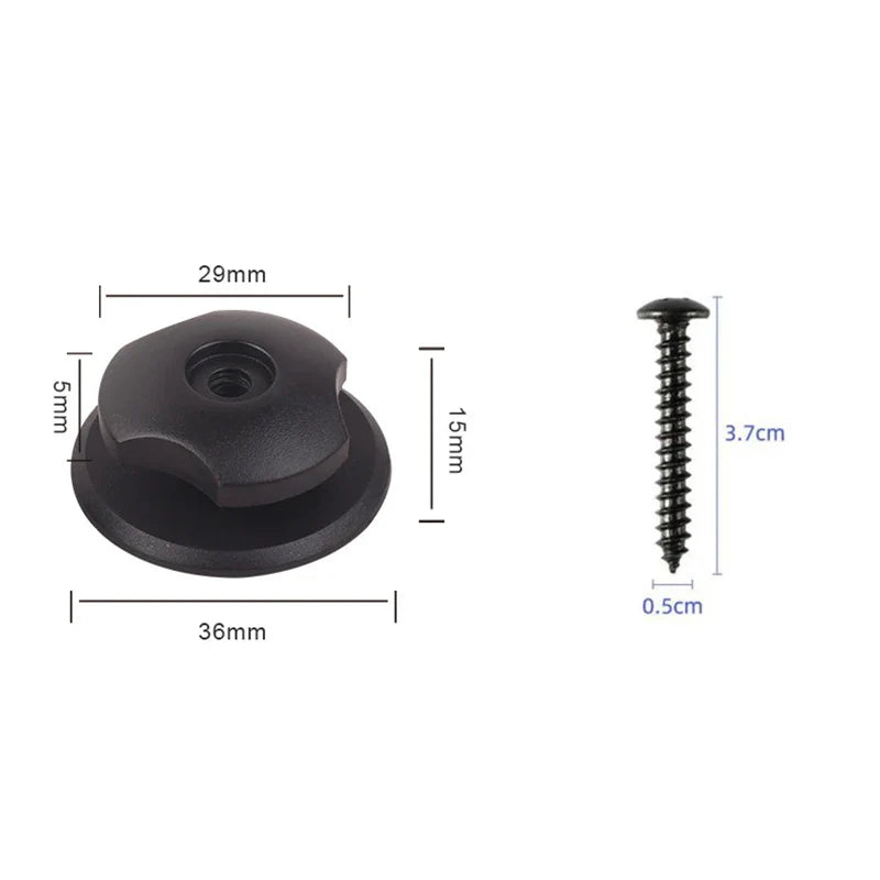 Car Trunk Hooks Organizer | Rear Cargo Mounting Luggage Net Fastener with Screw & Adhesive Tape Kit