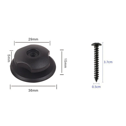 Car Trunk Hooks Organizer | Rear Cargo Mounting Luggage Net Fastener with Screw & Adhesive Tape Kit
