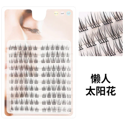 Individual Lash Extensions Kit – DIY Cluster Eyelash Book, False Lashes for Home Makeup
