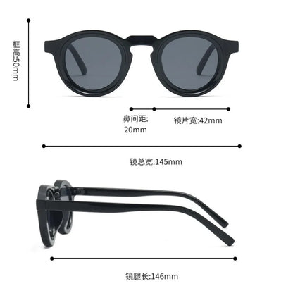 2025 Retro Round Small Frame Sunglasses — High-End UV Resistant Shades for Men & Women, Fashion Trend