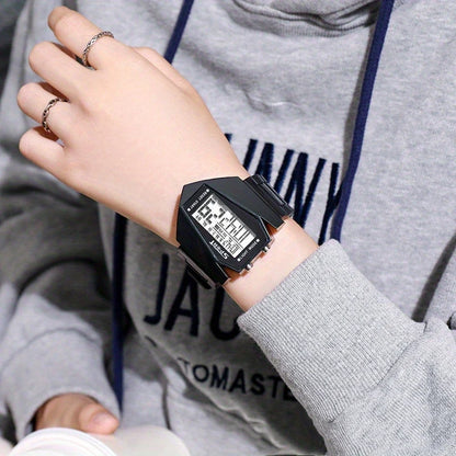 Multi-Function Aircraft Sports Watch for Junior High School Boys & Girls – Kids Digital Electronic Watch