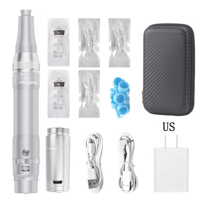 Professional Eyebrow Tattoo Machine — Wireless Micropigmentation & Microblading Pen with Battery