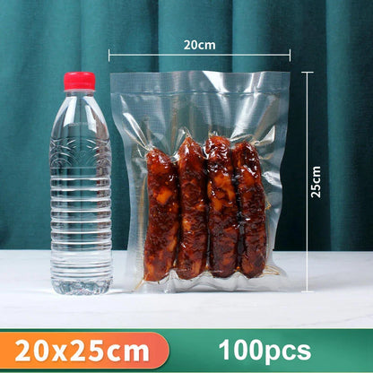 100pcs Vacuum Food Storage Bags – Compatible with Vacuum Sealer Machine for Long-Lasting Freshness