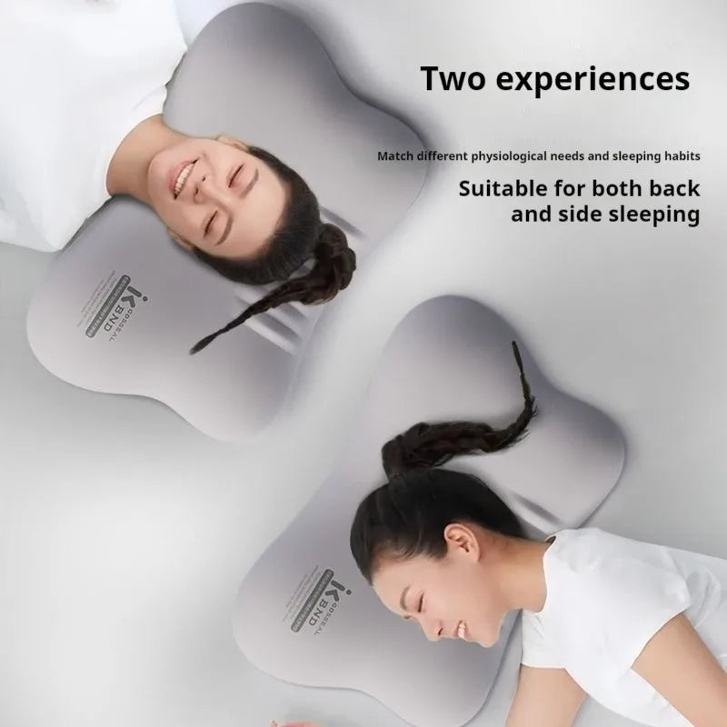 Ergonomic Memory Foam Neck Support Pillow for All Sleep Positions with Deep Sleep & Pain Relief Design