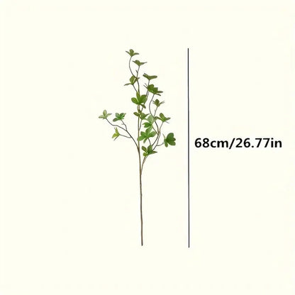 Real Touch Gel Artificial Green Plant Branch – Simulation Decorative Plant for Home, Office, Hotel & Wedding Party Decor