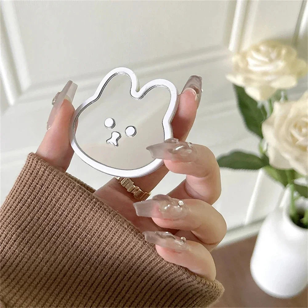 INS Cute Rabbit Phone Griptok – Foldable Ring Holder Stand, Korean Style Phone Accessory Gift for iPhone