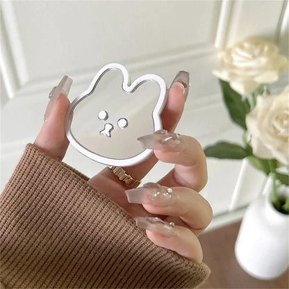 INS Cute Rabbit Phone Griptok – Foldable Ring Holder Stand, Korean Style Phone Accessory Gift for iPhone