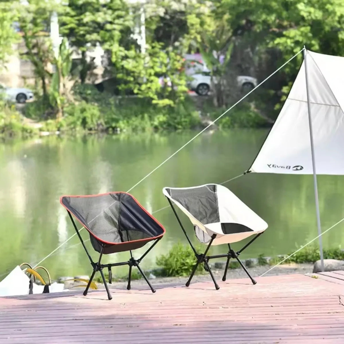 Outdoor Portable Folding Chair - Camping, Fishing, and Leisure Beach Seat for Home, BBQ, Garden, and Picnic