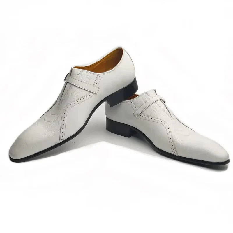 Men’s Genuine Leather Loafers - Soft Comfortable Formal Dress Shoes for Office, Wedding & Party