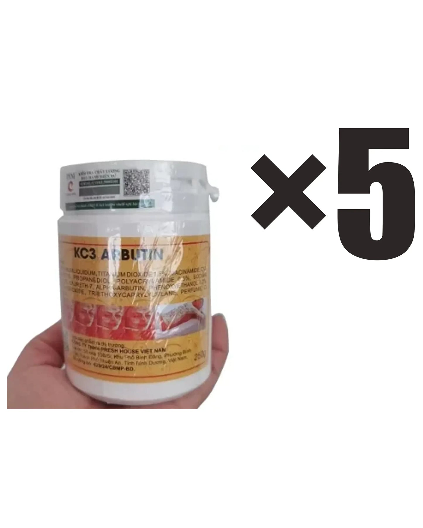 200g Thai Arbutin 3C3 Body Whitening Cream - Intensive Brightening Moisturizer for Smoother Radiant Skin