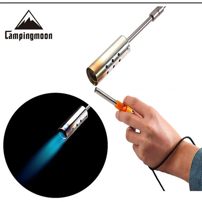 New Multi-Use Flame Gun Lighter - Gas Torch Flamethrower, Portable Spray Burner for Singeing