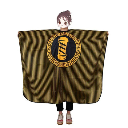 Salon Hairdressing Apron - Professional Hair Cutting Cape for Barbers, Styling Gown for Dyeing and Trimming