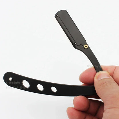ZqZq 10 Shaving Blades – Straight Edge Razor for Haircut, Beard, Eyebrow Shaving & Manual Depilation