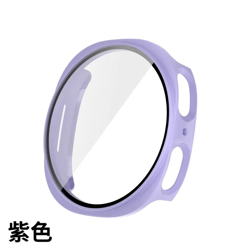 Tempered Glass + Protective Case for Samsung Galaxy Watch 8 (40mm/44mm & Classic) – Anti-Scratch Screen Protector Bumper Cover