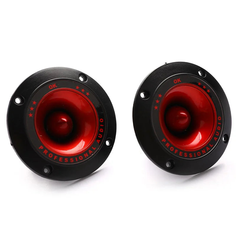 3" Piezoelectric Tweeter Audio Speaker - Ceramic Treble Loudspeaker for PA/DJ, Home Subwoofer & Stage Sound