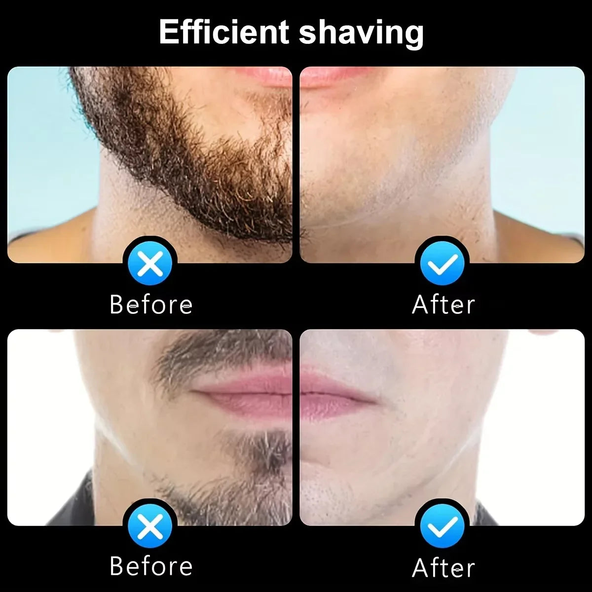 Men’s Electric Mini Shaver | Rechargeable Type-C LED Display Wet & Dry Razor for Home & Travel