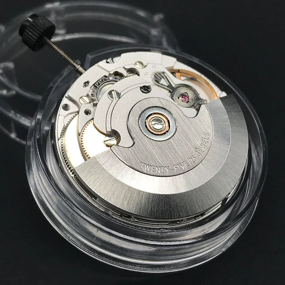 Genuine H.K PT5000 Automatic Mechanical Movement - Gold/Silver Version, Top Clone 2824-2 with High Accuracy, 25 Jewels