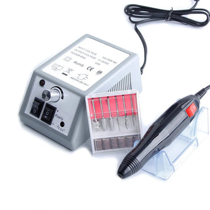 20000RPM Professional Nail Drill Machine Set - Low Noise Nail File Kit with Drill Bits & Gel Polish Remover Tools