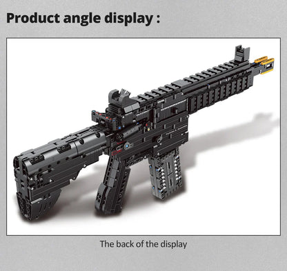 ZKZC WW2 Military Weapon Building Block Set – Shotgun, Sniper & Assault Rifle Toy for Kids Gifts
