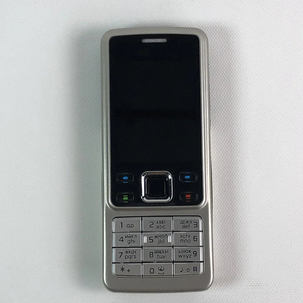 Original Nokia 6300 GSM 2G Mobile Phone – Bluetooth, Multi-Language Keyboard (Russian, Arabic, Hebrew, English), 2007 Used Cellphone