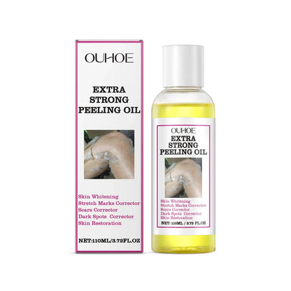 30/110ml Super Strength Yellow Peeling Oil – Brightening & Exfoliating Body Oil for Even Skin Tone & Moisturizing Care