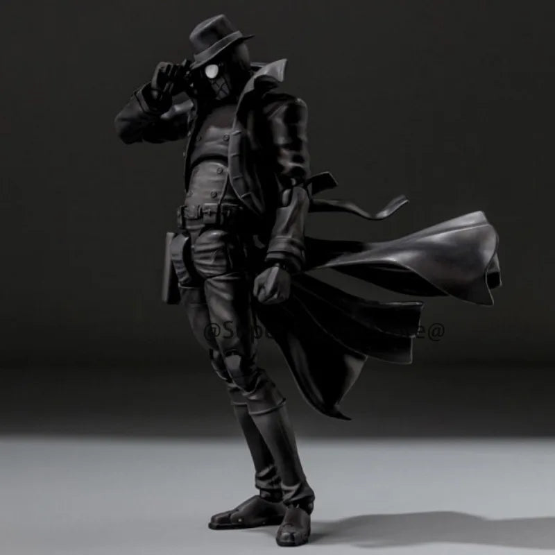 Sentinel Peter Parker Action Figure – Spider-Verse Noir PVC Collectible, Movable Miles Parker Figurine