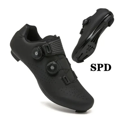 Men’s MTB Cycling Shoes — Flat Road & Trail Bike Sneakers with SPD Pedal Compatibility