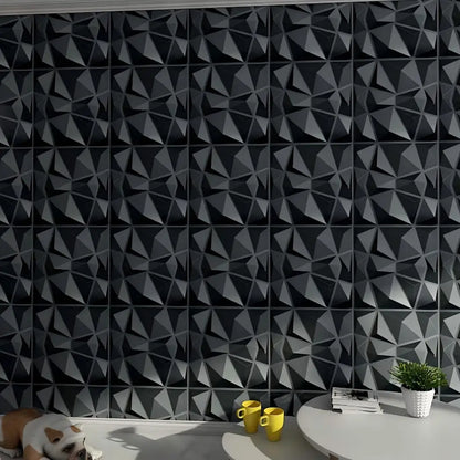 20PCS 3D Wall Panels 30x30cm Decorative Wall Tiles – Modern Peel & Stick Wall Decor for Living Room, Bedroom, Office & Hotel