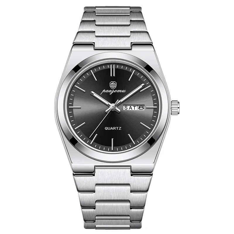 PAAZOMU Ultra Thin Minimalist Quartz Watch – Waterproof Luminous Wristwatch for Men & Women, Comfortable Everyday Style