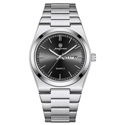 PAAZOMU Ultra Thin Minimalist Quartz Watch – Waterproof Luminous Wristwatch for Men & Women, Comfortable Everyday Style