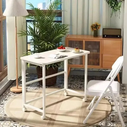 Foldable Computer Desk – Adjustable Laptop Desk for Home & Office, Space-Saving Multifunctional Folding Table