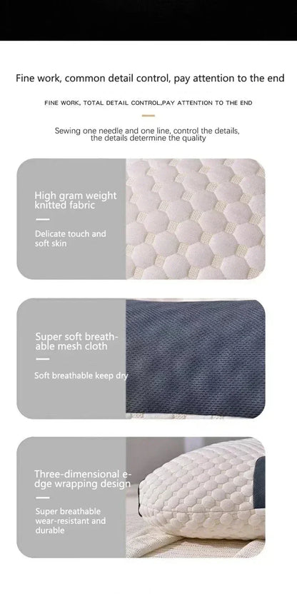 2024 Orthopedic Cervical Neck Pillow | Soybean Fiber Massage Sleep Pillow for Neck Support & Relaxation | SPA-Style Sleeping Aid