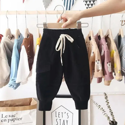 New Cargo Pants for Boys (2-6 Years) – Solid Casual Sport Trousers for Kids (2-8 Years)