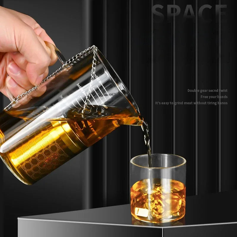 Stainless Steel Tea Infuser — Extra Fine Mesh Strainer with Extended Chain Hook for Loose Tea