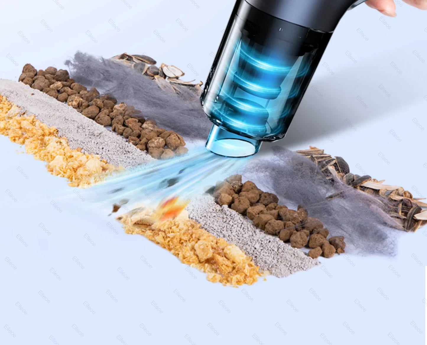 SZUK 18000PA Mini Portable Wireless Car Vacuum Cleaner – Powerful Handheld Cleaning Machine