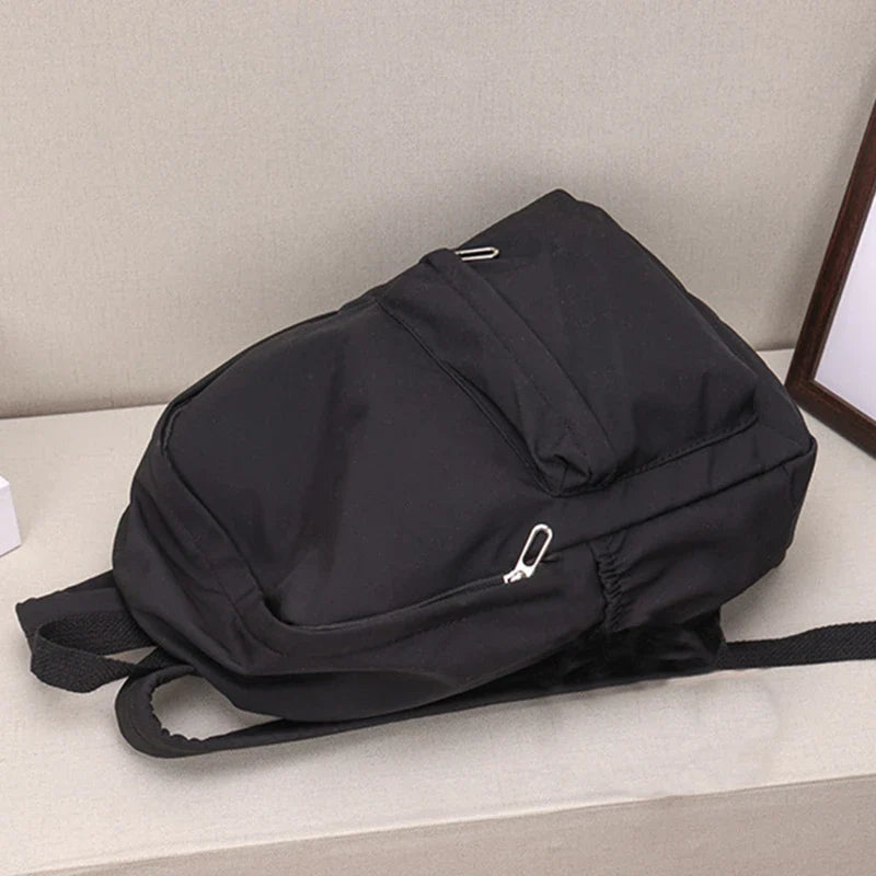 Women’s Waterproof School Backpack | Large Capacity Solid Color Daypack for Teens & Students