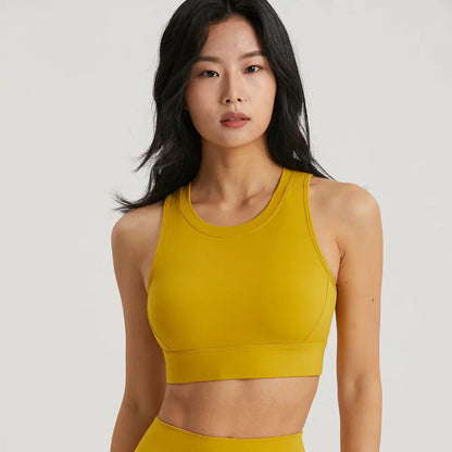 INLUMINE Anti-Light Sports Bra – Backless Yoga & Gym Fitness Top for Women